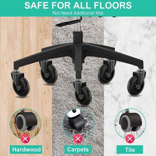 5 Set Office Chair Castor Wheels for All Floors