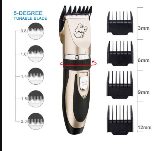 Professional Pet Grooming Clipper Kit - Gold