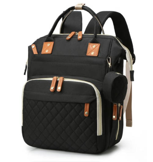 Multi-functional baby diaper bag & Bed