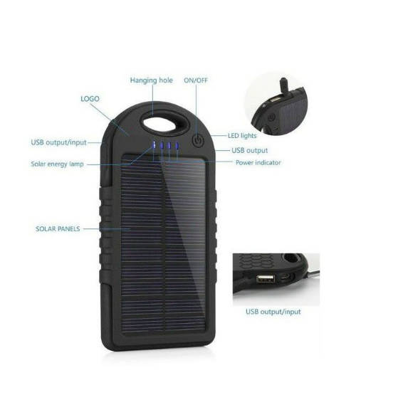 Portable Wireless Solar Power Bank SLP-7001