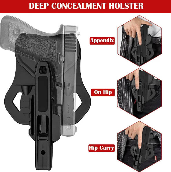 Tactical OWB Holster Paddle Attachment