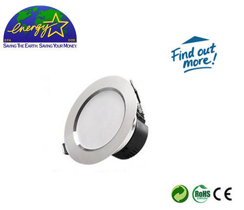 3W LED Recessed Ceiling/Down Light With Driver-White 1 Year Warranty