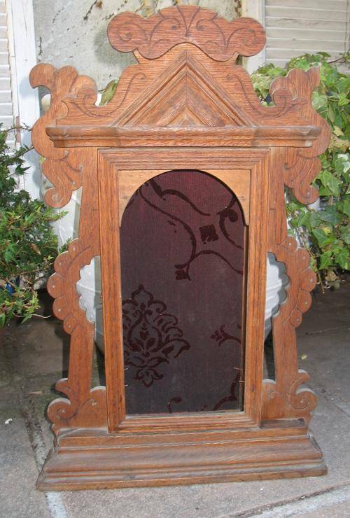 Vintage oak clock case - no workings