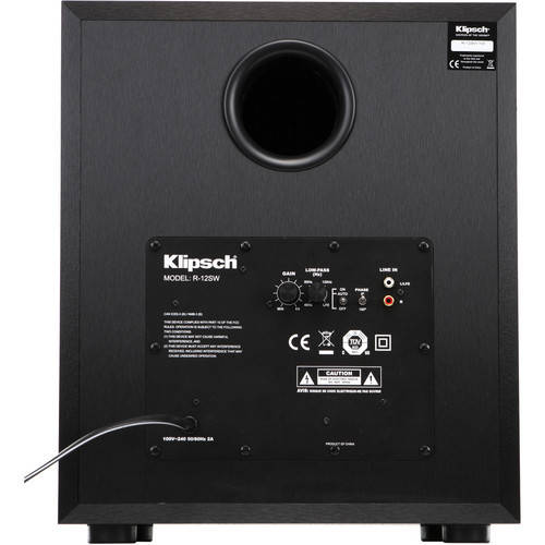 Klipsch R12SW Active Subwoofer (Black)