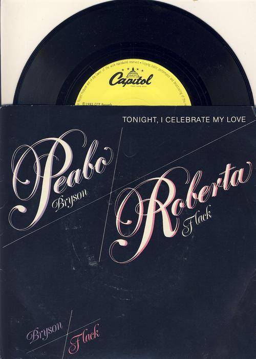 Peabo Bryson & Robera Flack - Tonight, I celebrate my love -  Seven Single
