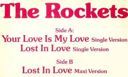 The Rockets - Your love is my love - 12" Maxi Single (South African)