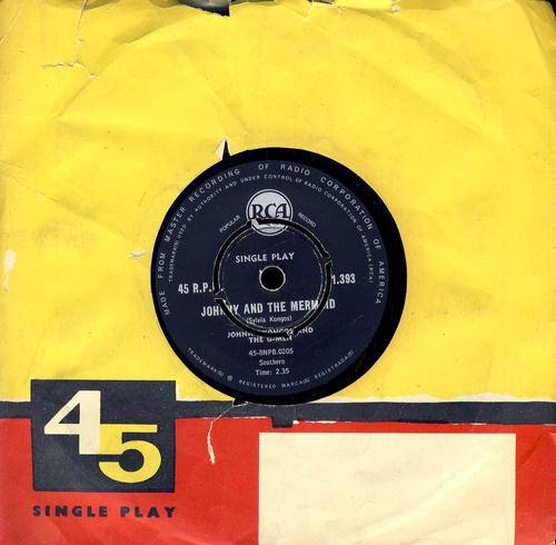 Johnny Kongos and the G-men - Johnny and the Mermaid - (South African) Seven Single