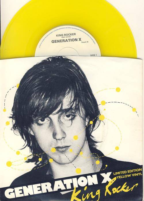 Generation X. " King Rocker ". Seven Single
