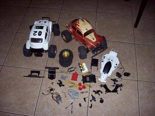 RC Cars and spares.