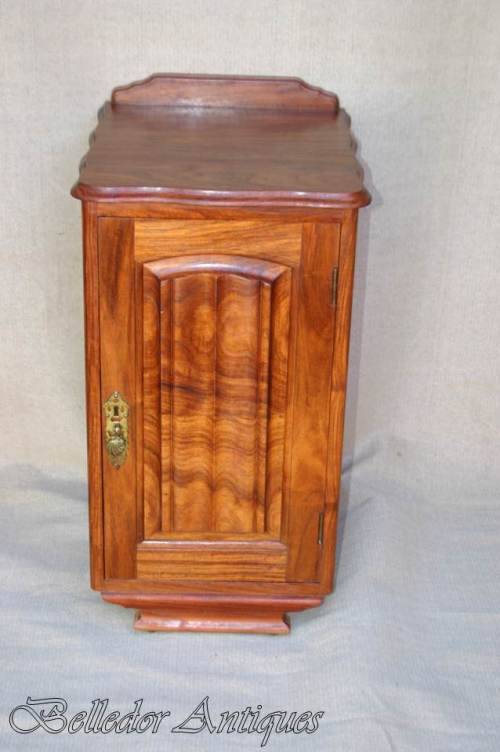 Kiaat bedside table - 60cm x 40cm x 70cm high