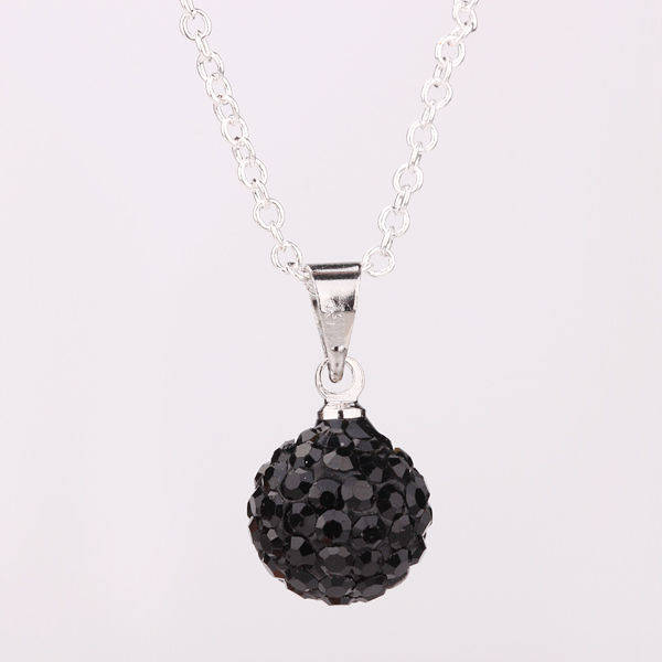 ***925 Sterling silver necklace + disco ball pendant ANTI-ALLERGIC!!