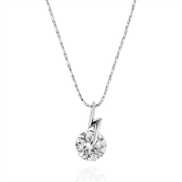 *18K Gold Plated AUSTRIAN CRYSTAL Pendant and Necklace- ANTIALLERGIC!