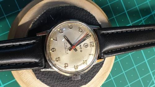 Vintage Lanco Manual Wind Men`s Watch