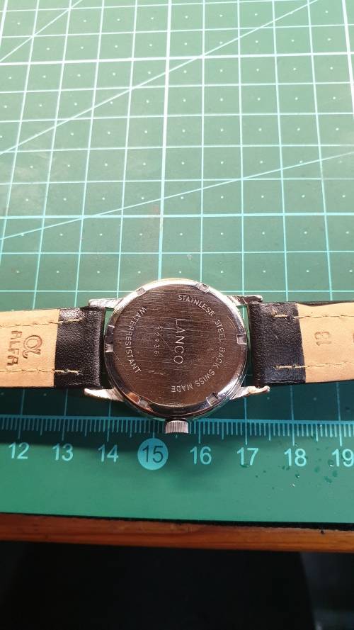 Vintage Lanco Manual Wind Men`s Watch