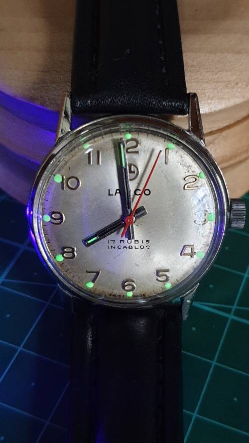 Vintage Lanco Manual Wind Men`s Watch