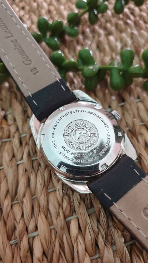 Vintage Roamer Vanguard Men`s Manual Wind Date Watch - fully restored