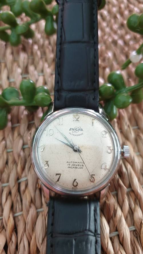 Vintage Enicar Automatic Mens Watch - fully restored