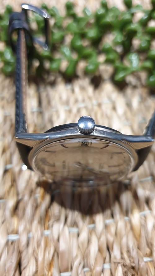 Vintage Lanco Large Automatic Slimline Date Men`s Watch - fully restored