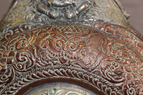 Spectacular Antique Tibetan Kashmiri Ceremonial Dragon Ewer Circa mid 1800s 65cm tall x 45 x 17