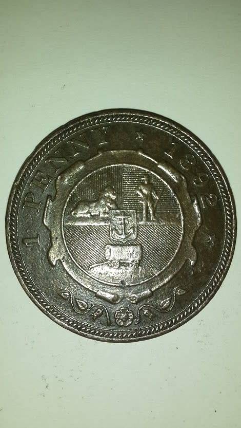1892 ZAR Kruger -Penny