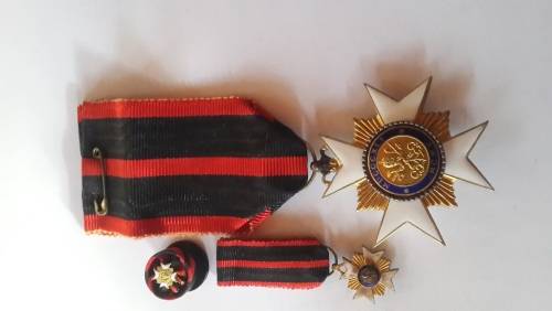 Rare Vatican Knight`s Cross of the Order of Saint ( ST.) Sylvester