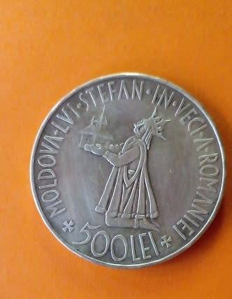 Romania -1941 -500 Lei, Silver
