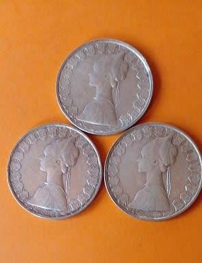 Italy -1960 -3 X 500 Lire - Columbus Ships -Silver Coins -One Bid for all.