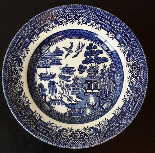 Blue Willow Plate - Churchill England