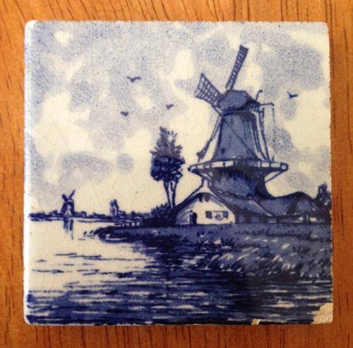 3 x Delft Tiles - Bid per tile to take all