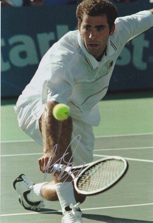 Pete Sampras hand signed photo + COA