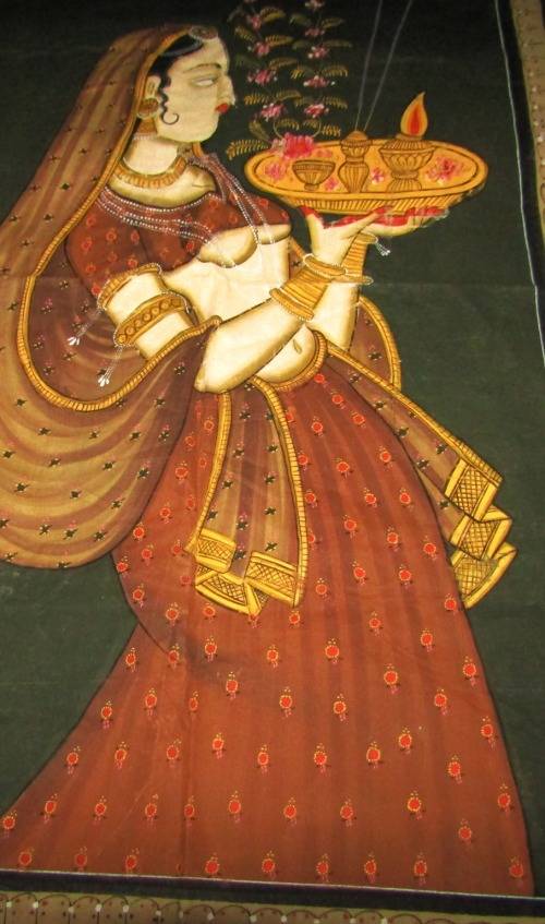 Beautiful Unframed Large Batik from India