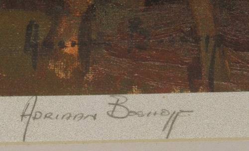 Adriaan Boshoff - Sought After South African Artist - Beautiful Framed Signed Print - Special