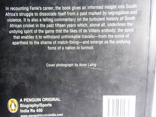 Fanie de Villiers-Never say Die - Vinniger as Ooit - Signed by Fanie de Villiers English Version