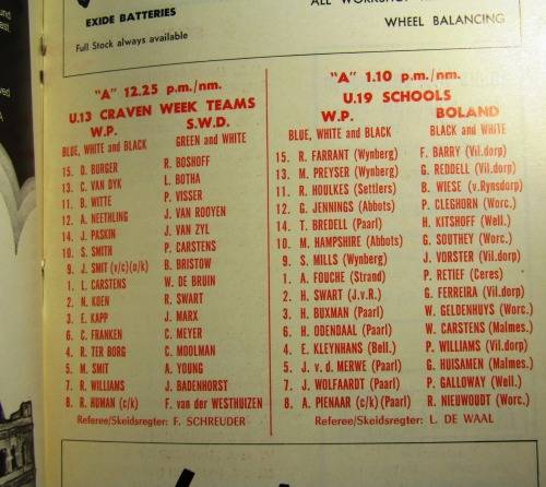 SOUTH AFRICAN RUGBY ANNUAL BOOK/JAAR BOEK 1975 - FRENCH TOUR
