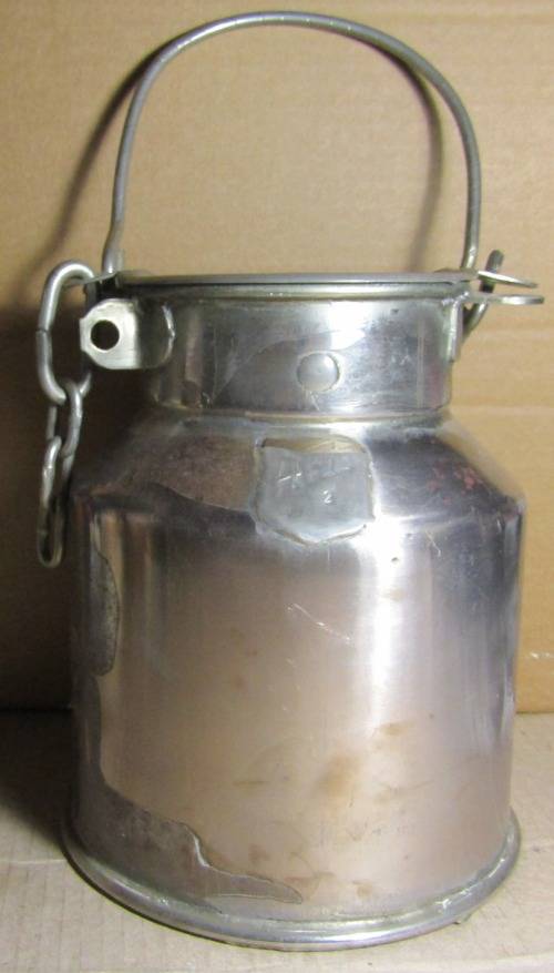 Old Milk/Cream Container Small (Height 20cm) - In Good Condition - Ornamental