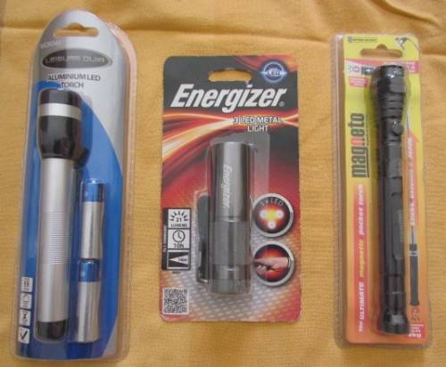 Lot of 3 torches - NEW
