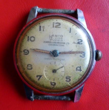 Antique Rare Lanco de Luxe 15 Jewels Watch - estate lot 122 - very late entry