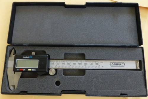 150mm Stainless Steel Digital Vernier Caliper in Box - Like new