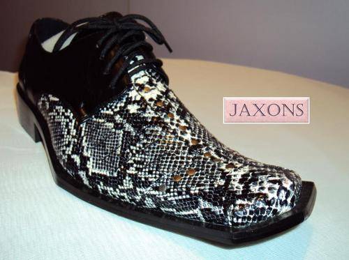 Carlos Enrico Designer Men's Shoes - White and Black : Code B04