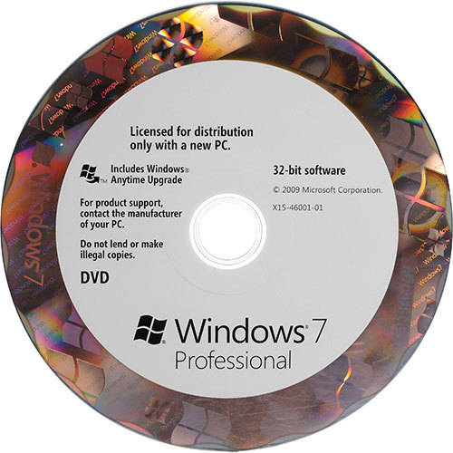 Original Microsoft Windows 7 Professional Full Pack