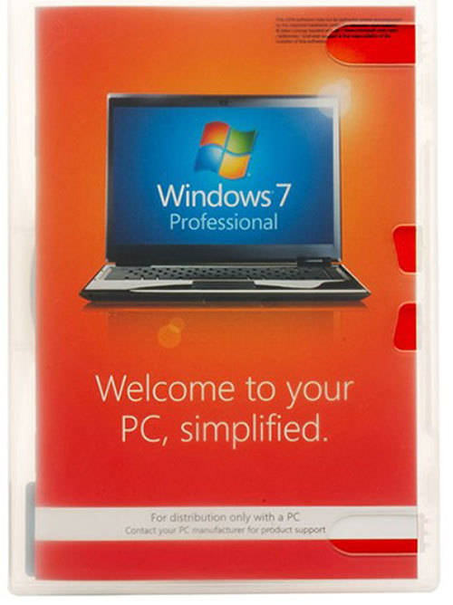 Original Microsoft Windows 7 Professional Full Pack
