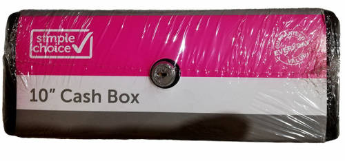 Petty Cash Lock Box - Simple Choice 10-Inch
