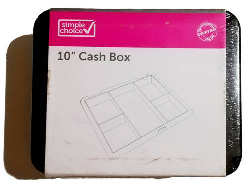 Petty Cash Lock Box - Simple Choice 10-Inch