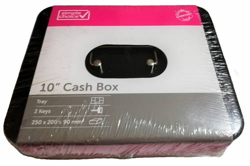 Petty Cash Lock Box - Simple Choice 10-Inch