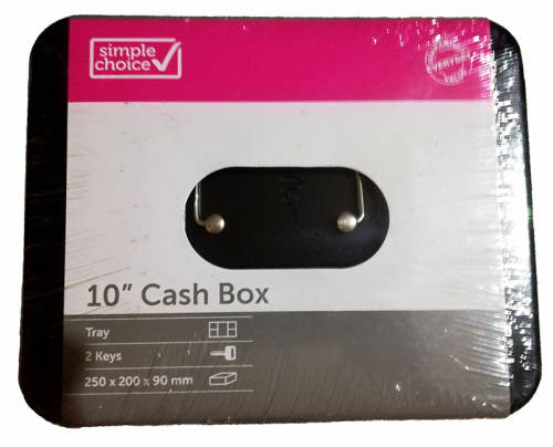 Petty Cash Lock Box - Simple Choice 10-Inch