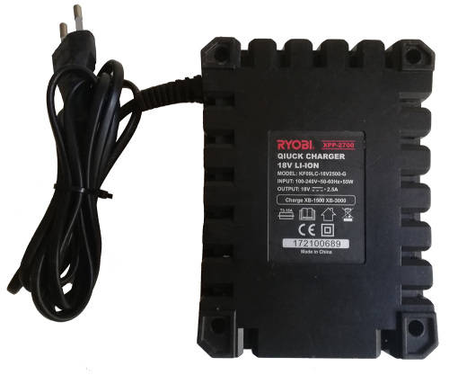 Ryobi 18V Lithium-Ion Quick Battery Charger XPP-2700