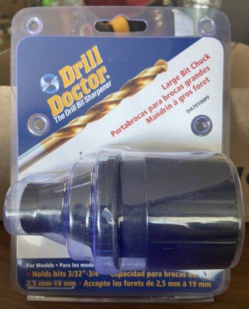 Drill Doctor: Chuck assembly for the model 500X and 750X drill sharpening machines - DA70100PF