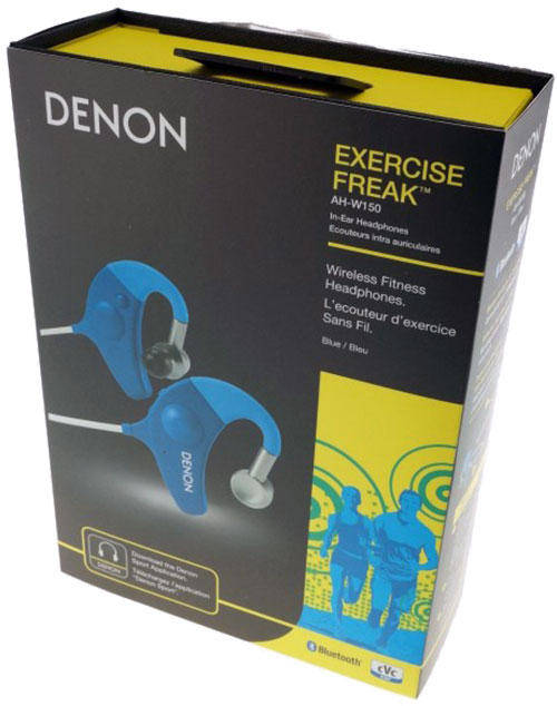 Denon AH-W150 Exercise Freak Wireless In-Ear Headphones - Blue