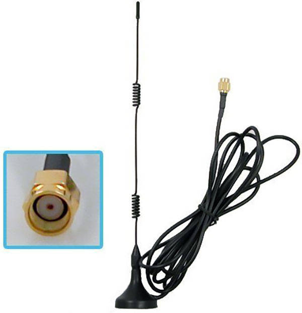 WiFi / WLAN 5 X Range Booster SMA 2.4GHz Antenna with Magnetic Mount Base