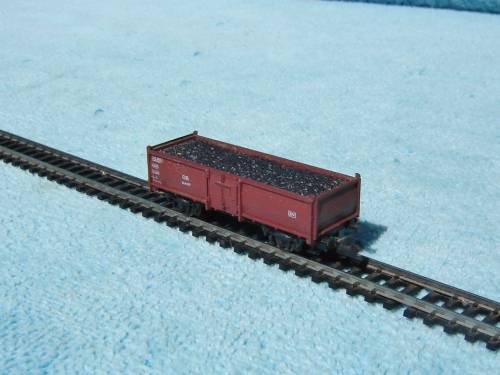Roco N Gauge Gondola Wagon with Coal Load